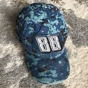 Boy baseball cap hat blue camo dale jr.